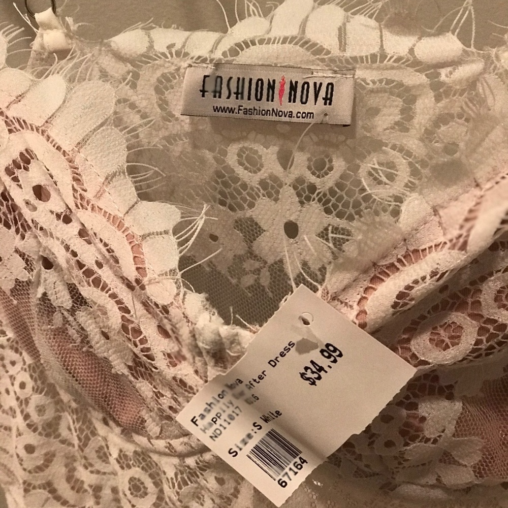 NWT Small White Dress - Fashion Nova - Picture 6 of 6